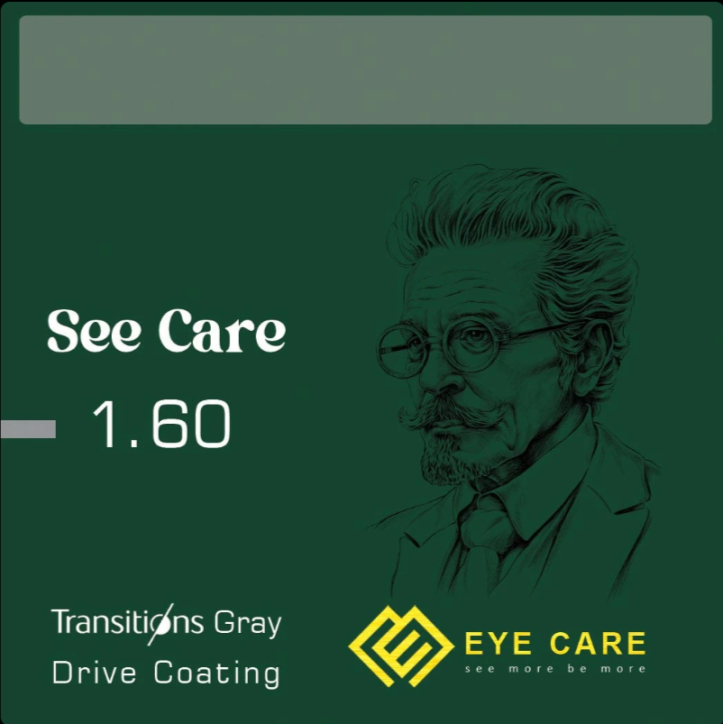 See Care 1.60 TRANSITIONS/DRIVE Coating/Gray